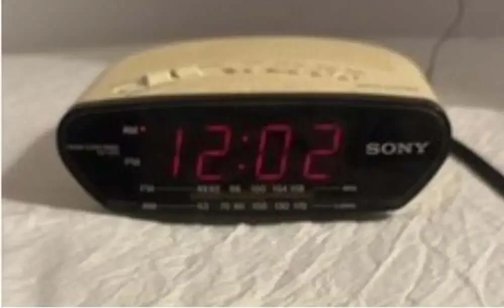Sony ICF-C211 Dream Machine AM FM Digital Alarm Clock Radio Red LED Display